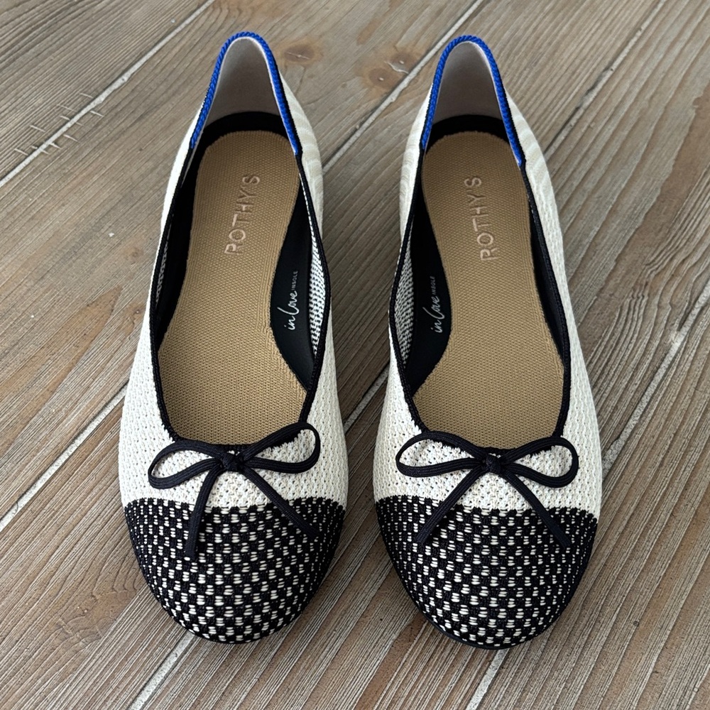 NEW Rothy's Cap toe ballet flat